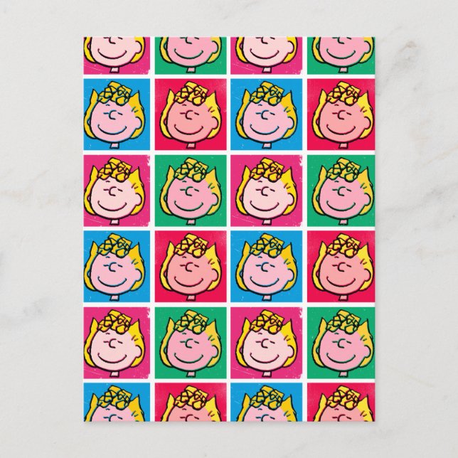 Pop Art Sally | Mod for You Pattern Postcard (Front)