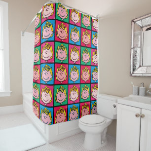 Pop Art Sally   Mod for You Pattern Shower Curtain