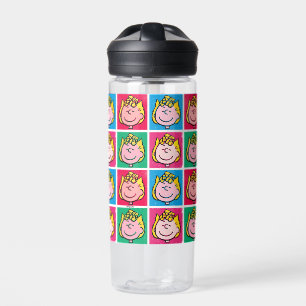 Pop Art Sally Mod for You Pattern Water Bottle