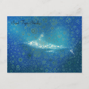 Pop Art Sand Tiger Shark Postcard