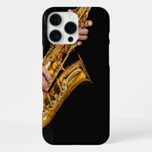 Pop Art Saxophone Player – Colourful Jazz iPhone 16 Pro Max Case