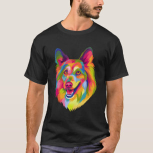 Pop Art Shetland Sheepdog Cute Pet Gift Men Women T-Shirt
