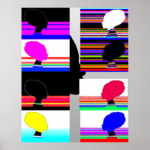 Pop Art Silhouettes