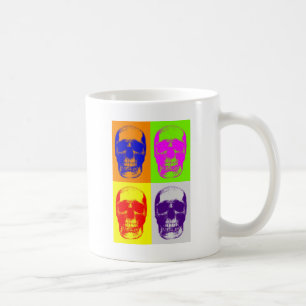 Pop Art Skull Coffee Mug