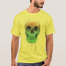Pop art skull