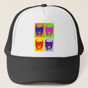 Pop Art Skull Trucker Hat