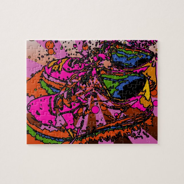 Pop Art Sneakers Jigsaw Puzzle (Horizontal)