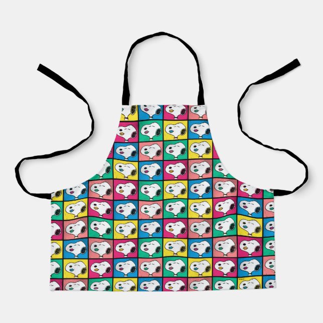 Pop Art Snoopy Lips | Mod for You Pattern Apron (Front)