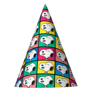Pop Art Snoopy Lips Mod for You Pattern Party Hat