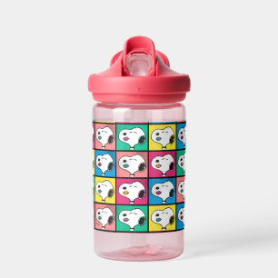 Pop Art Snoopy Lips Mod for You Pattern Water Bottle