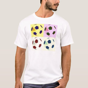 Pop Art Soccer Balls T-Shirt