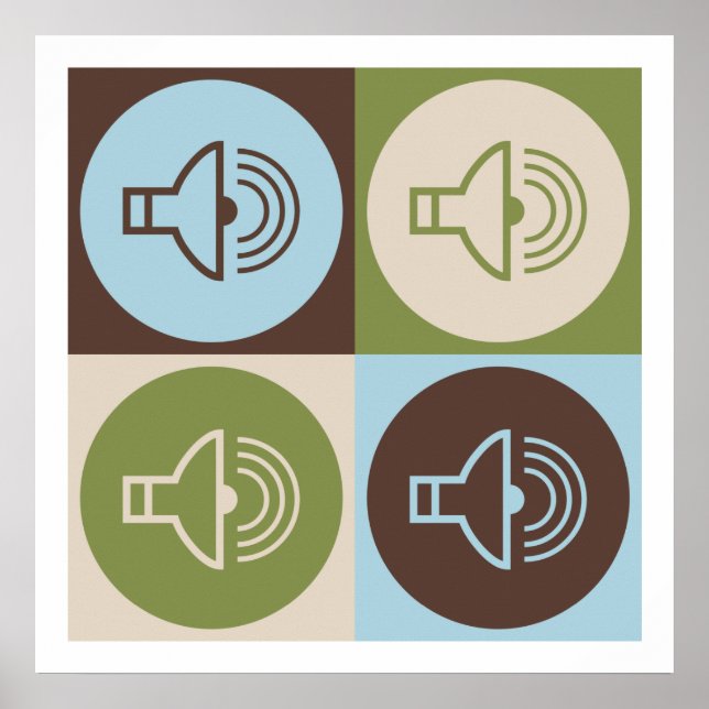 Pop Art Sound Poster (Front)