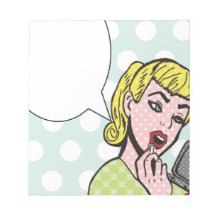 Pop Art Speech Bubble Notepad