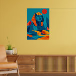 Pop Art Sphinx Wall Poster<br><div class="desc">Elevate your space with this bold Pop Art Sphinx wall poster. Featuring a modern geometric take on Ancient Egyptian art, it blends vibrant colours with iconic Pharaonic heritage. Perfect for living rooms, offices, or creative spaces to add a cultural and artistic touch. Complete your decor by exploring the full Pop...</div>