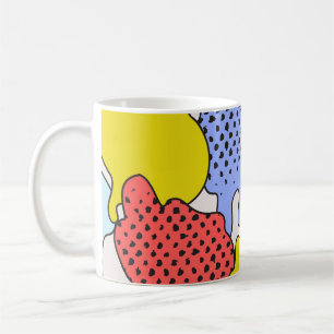 Pop Art Splatter: Comic Drama Coffee Mug