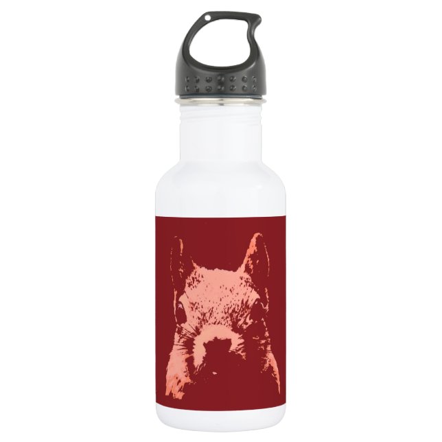 Pop Art Squirrel 532 Ml Water Bottle (Front)