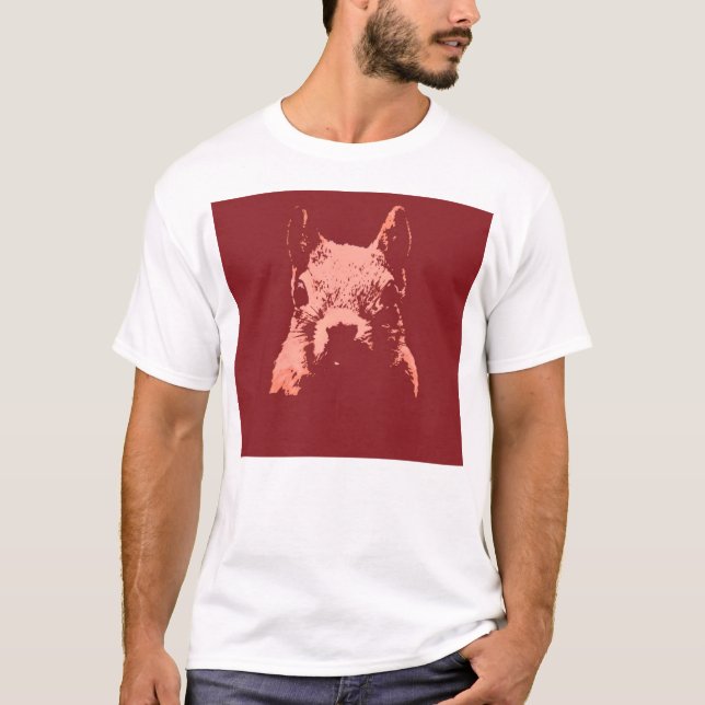 Pop Art Squirrel T-Shirt (Front)