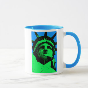 Pop Art Statue of Liberty Mug