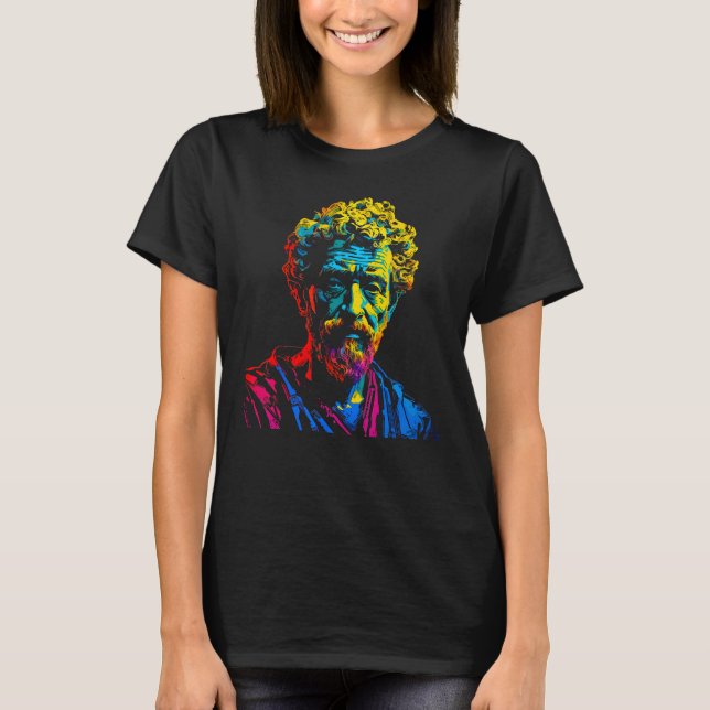 Pop Art Stoic Marcus Aurelius Stoicism T-Shirt (Front)