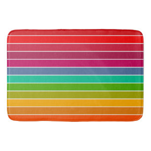Pop Art Stripes Bath Mat
