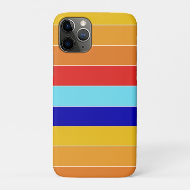 Pop Art Stripes Bermuda  Case-Mate iPhone Case (Back)