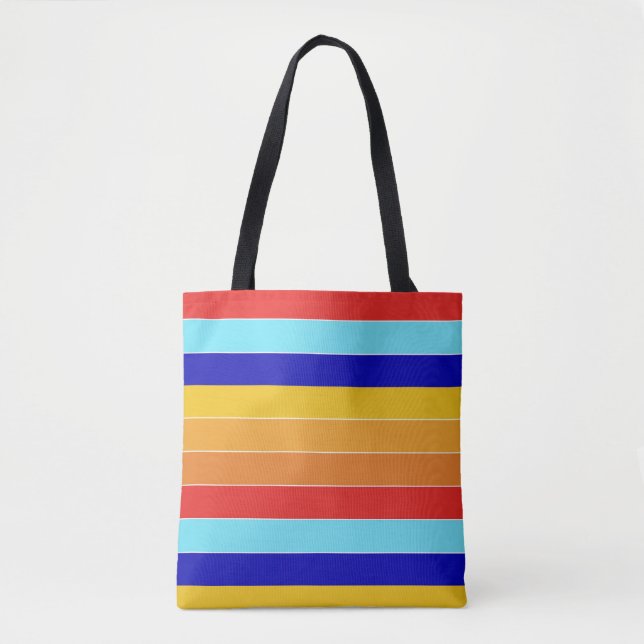 Pop Art Stripes Bermuda  Tote Bag (Front)