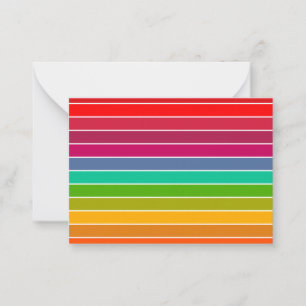 Pop Art Stripes Card