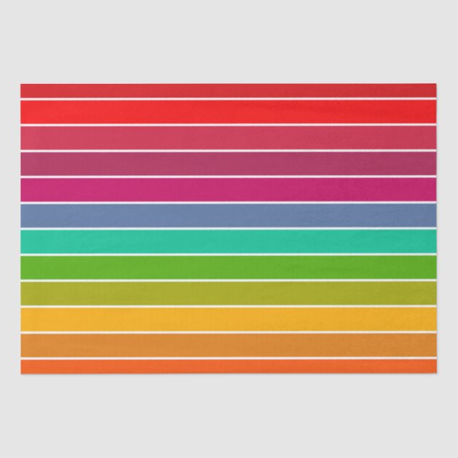 Pop Art Stripes Tissue Paper (Front)