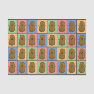 Pop Art Style Potato Tissue Paper