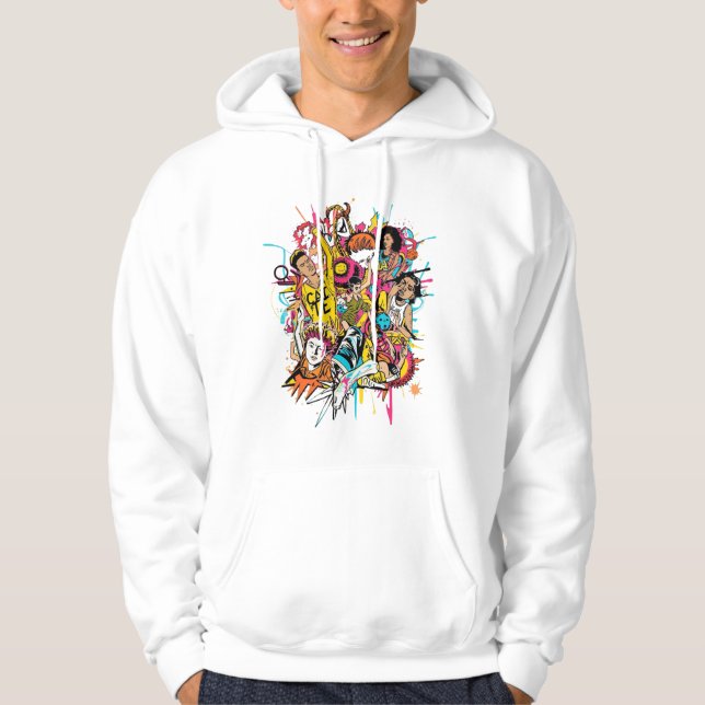 Pop Art Style Tee – Bold Retro Design (Front)