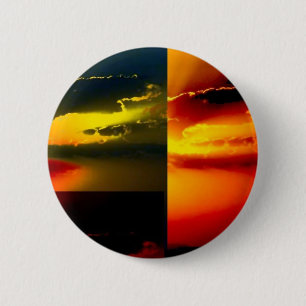 Pop Art Sunset 6 Cm Round Badge