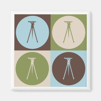 Pop Art Surveying Magnet