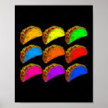 Pop Art Taco Poster<br><div class="desc">Pop Art Taco</div>