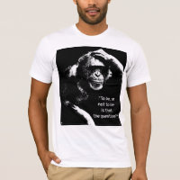 Pop Art Thinking Monkey Shakespeare Quote Men's