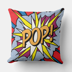 Pop Art Throw Pillow