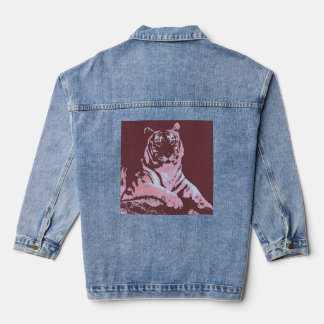 Pop Art Tiger0 Denim Jacket