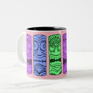 Pop Art Tiki Head Mug