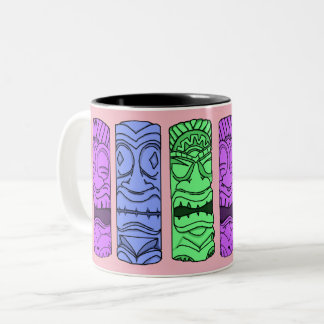 Pop Art Tiki Head Mug