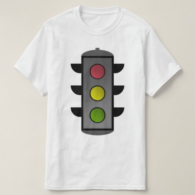Pop Art Traffic Light T-Shirt (Design Front)