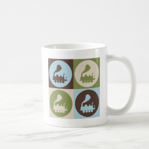 Pop Art Trains Coffee Mug