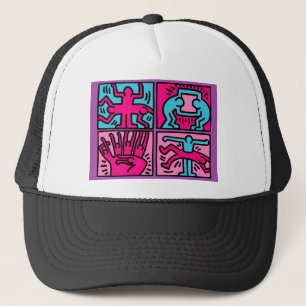 pop art trucker hat