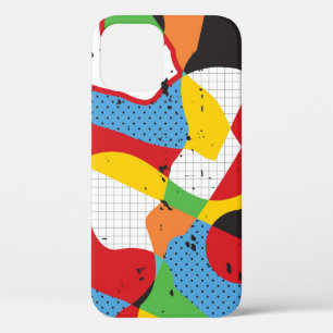 Pop Art, Vibrant Minimalism. iPhone 12 Case
