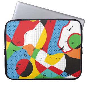 Pop Art, Vibrant Minimalism. Laptop Sleeve