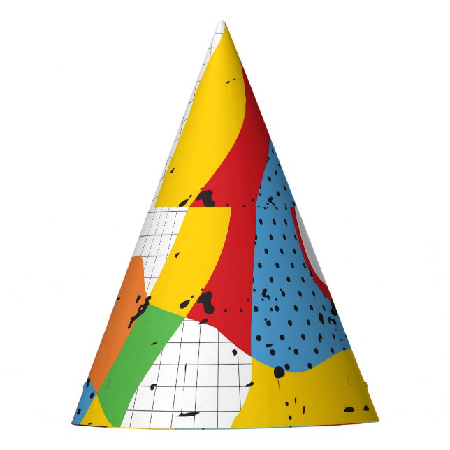 Pop Art, Vibrant Minimalism. Party Hat (Front)