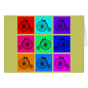Pop Art Vintage Two Wheeler Bike Apparel