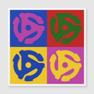Pop Art Vinyl Record 45 RPM Insert