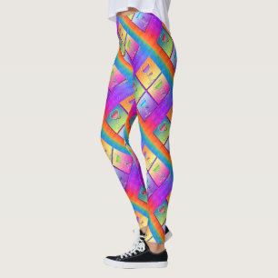 POP ART WINE LEGGINGS