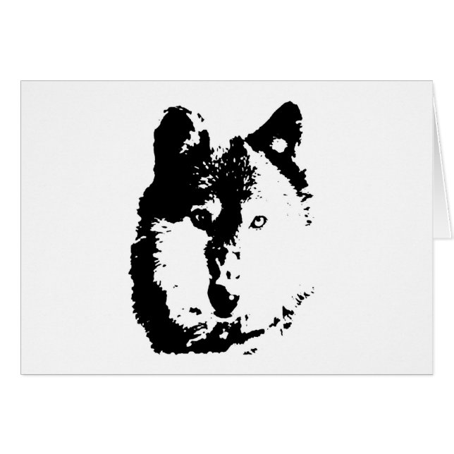 Pop Art Wolf (Front Horizontal)