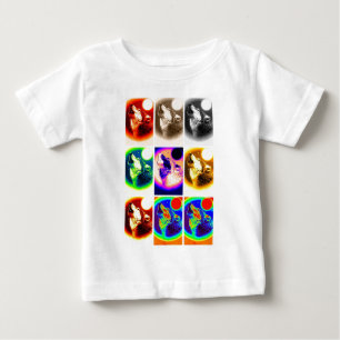 Pop Art Wolf Baby T-Shirt