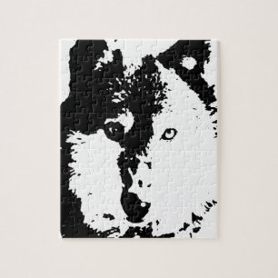Pop Art Wolf Jigsaw Puzzle
